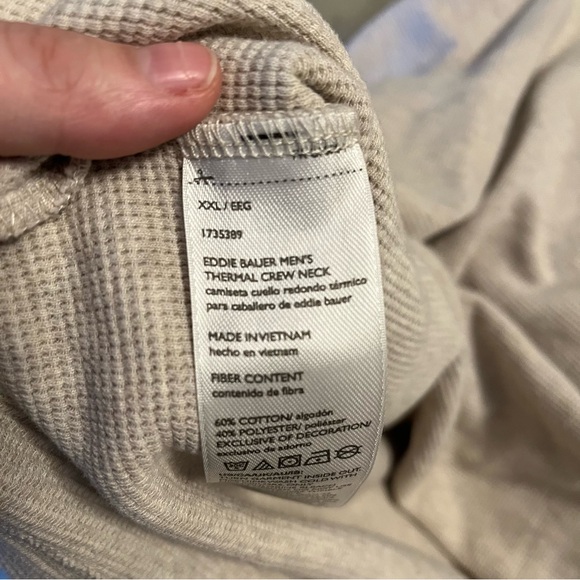 Eddie Bauer Mens Thermal Crew Neck - Picture 5 of 5